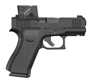 Glock PX4350B03FRMOS8A4 G43X MOS8 w/Aimpoint 9mm Luger 15+1 3.41" Black GMB Barrel  Black Steel Serrated w/Optic Slide  Black Polymer Frame w/Accessory Rail  Aimpoint COA 3.5 MOA Red Dot  Ambidextrous