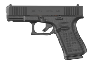 Glock UV1950203 G19 V Compact 9mm Luger 15+1 4.02" Black Barrel & Steel Serrated Slide Black Polymer Frame w/Accessory Rail Interchangeable Backstrap