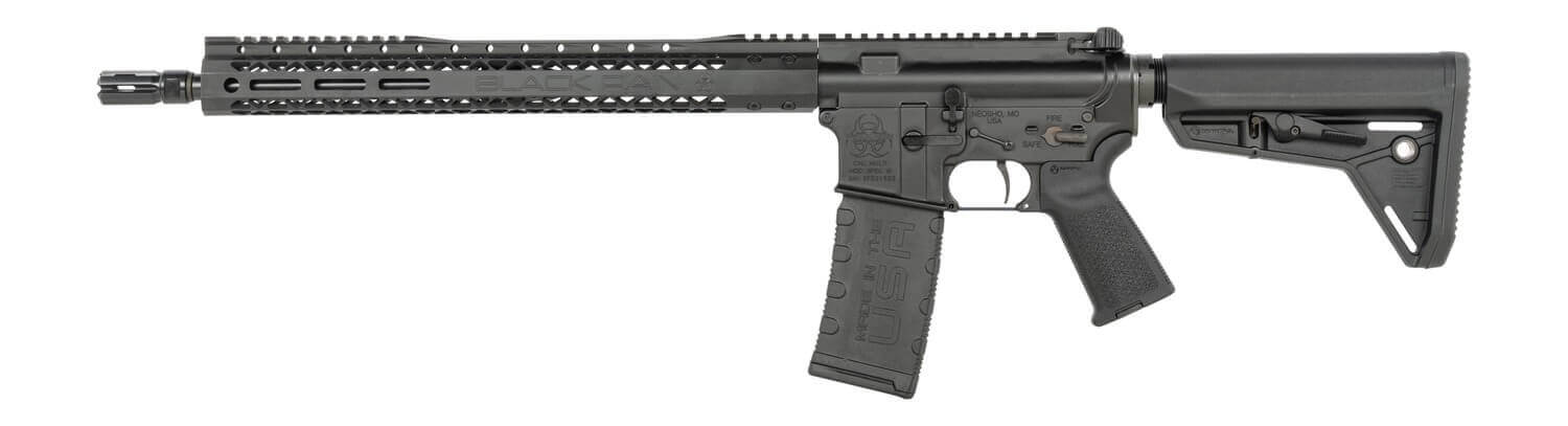 Black Rain Ordnance SSPABLK SSP 5.56 NATO 30+1 16" Black Nitride Threaded Barrel Black Armor Cerakote Aluminum Receiver w/Picatinny Rail Magpul MOE SL Black Polymer Stock Black Magpul Grip - Image 3
