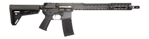 Black Rain Ordnance SSP300BLKSMK SSP 300 Blackout 30+1 16" Black Nitride Threaded Barrel Smoke Cerakote Aluminum Receiver w/Picatinny Rail Magpul MOE SL Black Polymer Stock Black Magpul Grip