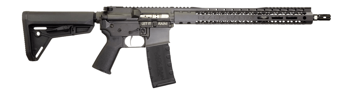 Black Rain Ordnance SSP300BLKSMK SSP 300 Blackout 30+1 16" Black Nitride Threaded Barrel Smoke Cerakote Aluminum Receiver w/Picatinny Rail Magpul MOE SL Black Polymer Stock Black Magpul Grip - Image 3