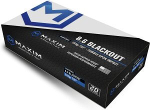 Maxim Defense MXM49143 Tumble Upon Impact (TUI) Subsonic 8.6Blackout 285gr Solid Copper Spun 20 Per Box/25 Case Maxim Defense MXM49143 Tumble Upon Impact (TUI) Subsonic 8.6Blackout 285gr Solid Copper Spun 20 Per Box/25 Case
