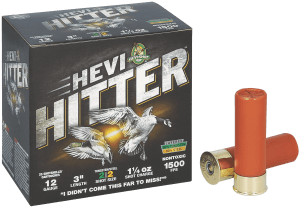 HEVI-Shot HS28022 HEVI-Hitter 12Gauge 3" 1 1/4oz 2Shot 25 Per Box/10 Case