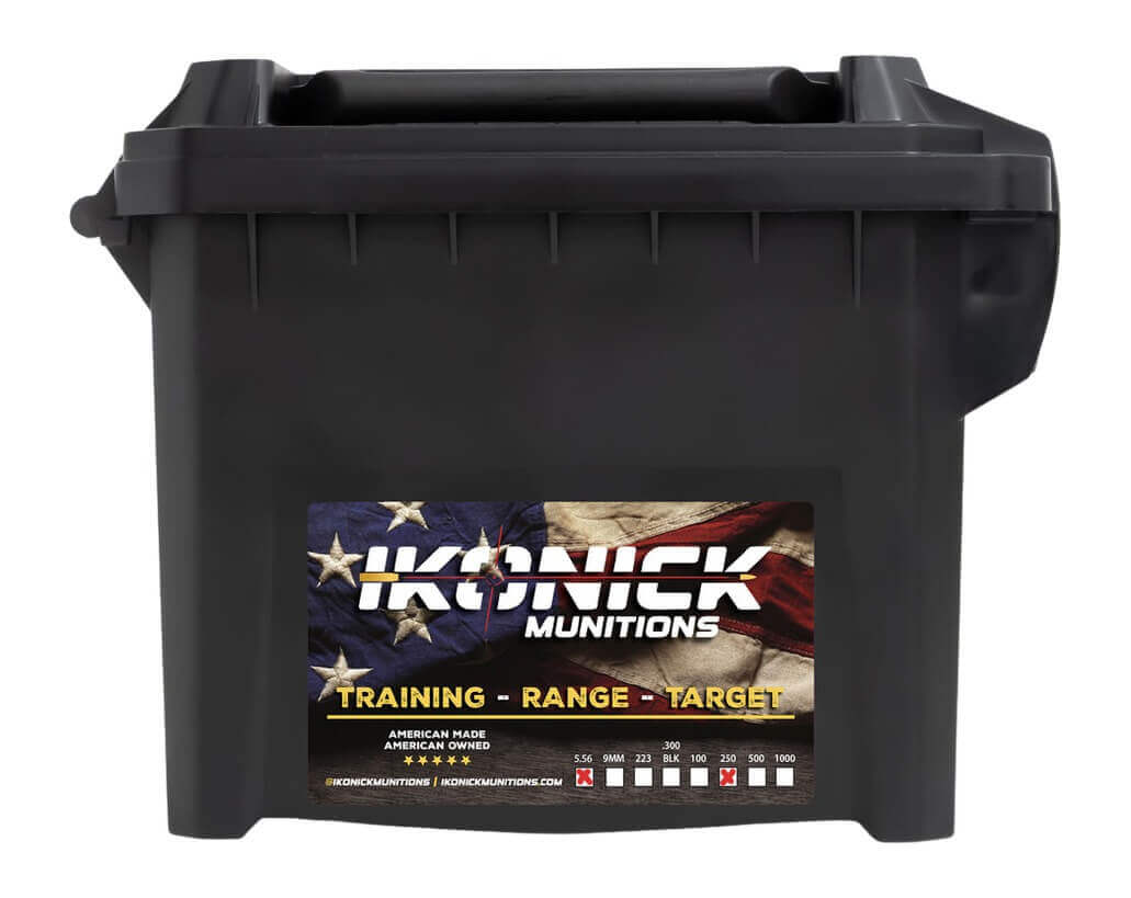Ikonick Usa IU-556-55FM-C250 Premium Range 5.56x45mm 55gr Full Metal Jacket Boat Tail 250/Box - Image 2