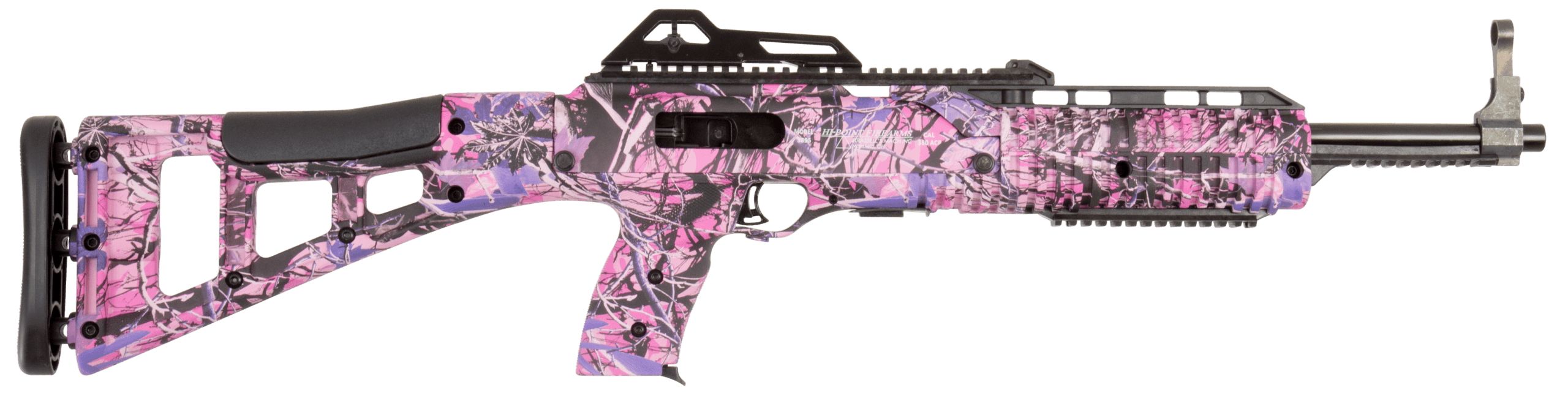 Hi-Point 3895TSPI 3895TS Carbine 380 ACP 10+1 16.50" Threaded Barrel Country Girl Metal Finish Country Girl Camo Fixed All Weather Skeletonized Stock & Polymer Grip