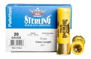 Sterling 8698779950293 20 Gauge 2.75″ 00 Buck Shot 10 Per Box/ 20 Cs Sterling 8698779950293 20 Gauge 2.75″ 00 Buck Shot 10 Per Box/ 20 Cs