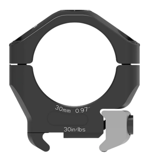 Arken HRT-30097 Halo Matte Black Aluminum/Titanium 30mm Tube Low MIL-STD Picatinny Rails Arken HRT-30097 Halo Matte Black Aluminum/Titanium 30mm Tube Low MIL-STD Picatinny Rails