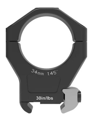 Arken HRT-34145 Halo Matte Black Aluminum/Titanium 34mm Tube High MIL-STD Picatinny Rails Arken HRT-34145 Halo Matte Black Aluminum/Titanium 34mm Tube High MIL-STD Picatinny Rails