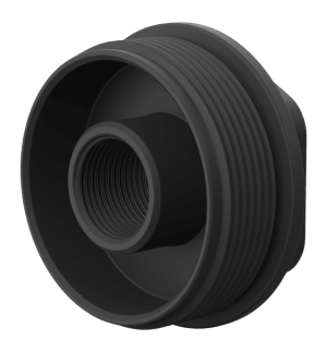 Breek Arms BRK4600 Universal HUB Direct Thread Low Profile 1/2ā³x28 Threads Black Stainless Steel Breek Arms BRK4600 Universal HUB Direct Thread Low Profile 1/2ā³x28 Threads Black Stainless Steel