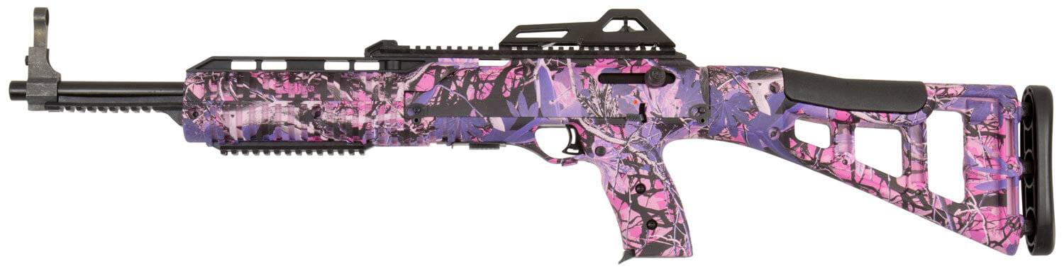Hi-Point 3895TSPI 3895TS Carbine 380 ACP 10+1 16.50" Threaded Barrel Country Girl Metal Finish Country Girl Camo Fixed All Weather Skeletonized Stock & Polymer Grip - Image 2