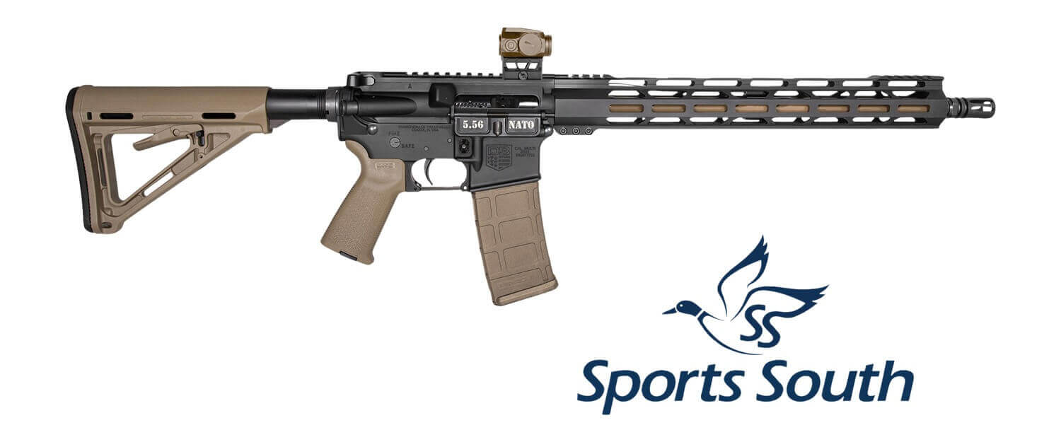 Diamondback DB175AK223 DB15 Sports South Exclusive 5.56 NATO 30+1 16" Flat Dark Earth Cerakote Threaded Barrel Black Cerakote Aluminum Receiver w/Picatinny Rail M-LOK Handguard Magpul MOE Flat Dark Earth Polymer Stock Magpul MOE Grip Viridian Venta - Image 2