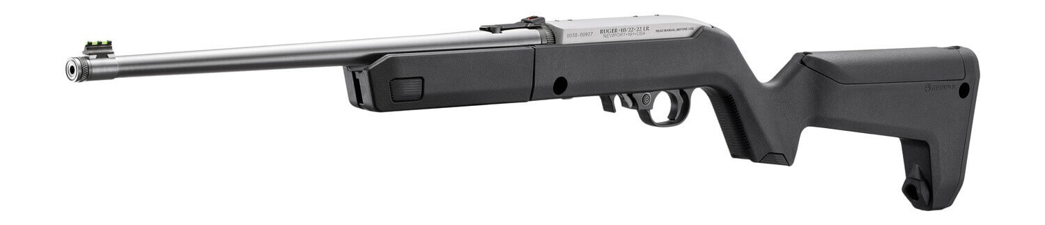 Ruger 32020 10/22 Takedown 22 LR 10+1 16.40" Satin Threaded Barrel Satin Stainless Steel Drilled & Tapped Receiver Black Magpul Hunter X-22 Backpacker Synthetic Stock - Image 2