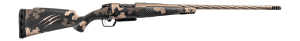 Fierce Firearms ROGSSX65PRC22BRS Twisted Rogue XP 6.5 PRC 3+1 22" Smoked Bronze Cerakote Spiral Fluted Threaded Stainless Steel Barrel  Drilled & Tapped Receiver  BiPod Rail Forend  Sonora Ambush Camo LR Negative Comb Carbon Fiber Stock  Right Hand