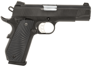 Tisas Arms 10100102 1911  Carry 45 ACP 8+1 4.25" Stainless Barrel  Black Cerakote Carbon Steel Serrated Slide  Black Cerakote Carbon Steel Frame  Black G10 Starburst Grip
