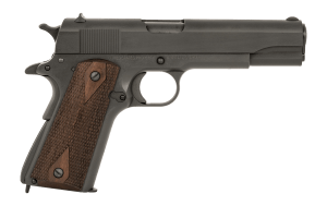Tisas Arms 10100539 1911 A1 U.S. Army 45 ACP 7+1 5.02" Manganese Phosphate Coated Carbon Steel Serrated Slide & Frame  Walnut Grip