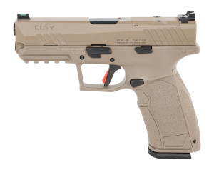 Tisas Arms 15000105 PX-9 Gen3 Duty 9mm Luger 20+1 4.12" Flat Dark Earth Carbon Steel Optic Ready/Serrated Slide  Flat Dark Earth Polymer Frame w/Picatinny Rail  Rubber Grip  RMR Footprint