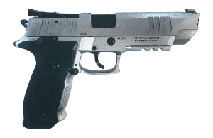 Steyr Arms ATC5BASE ATC Base 9mm Luger 20+1 5" Black Barrel  Nitrocarburized Stainless Steel Lightening Cut/Optic Cut/Serrated Slide & Frame w/Beavertail & Picatinny Rail  Black Grips
