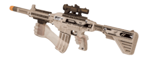 Caliber Gourmet CBGPZ10 3D AR/15 Tan/Brown Shoots Nerf Darts