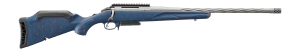 Ruger 56931 American II 250th Anniversary 308 Win 3+1 20″ Gun Metal Gray Cerakote Spiral Fluted Threaded Barrel  Alloy Steel Receiver w/Picatinny Rail  Liberty Blue w/Red & White Splatter Adj Comb Synthetic Stock