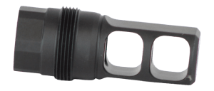 FPM Gunworks Silencers SSPL55658X24SSBLKDLC Spleen Splitter 5.56/223 5/8"x24 Threads 17-4 Stainless Steel 2.170" OAL
