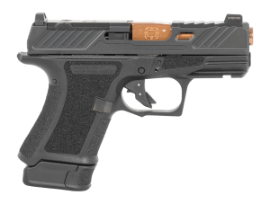 Shadow Systems SS-4011-B CR920 Elite 9mm Luger 13+1 3.41" Bronze TICN Match Grade/Spiral Fluted Barrel Black Nitride Optic Cut/Serrated/Window Cut Stainless Steel Slide Black Polymer Frame w/Beavertail & Picatinny Rail Blemished