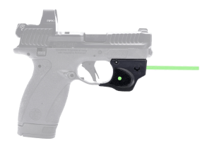 Viridian 9120101 E-Series Compatible w/ S&W Bodyguard 2.0 Green Laser Black Polymer Trigger Guard Mount