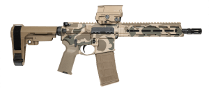 Cnc Firearms CNCDDDCV7P Daniel Defense V7 5.56 NATO 30+1 10.30" Barrel  Duck Camo Receiver w/Picatinny Rail. M-LOK Handguard  Polymer Stock  Vortex AMG UH-1 Red Dot  Ambidextrous