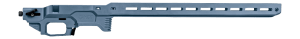 Mdt Sporting Goods Inc 107170TBL ACC Elite Chassis Base Titanium Blue Aluminum Fits Savage Short Action 27" OAL Right Hand