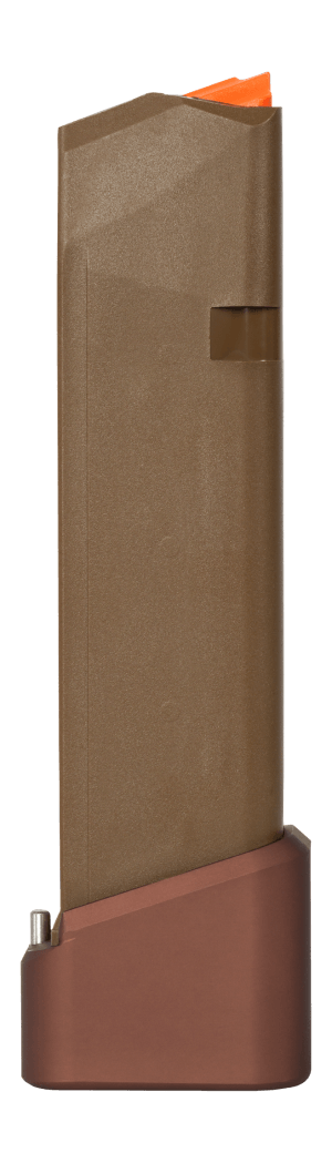 Taran Tactical TTI-G17CM-FDE-06 Complete Magazine 17rd 9mm Fits Glock 17 FDE/Coyote Bronze Aluminum Taran Tactical TTI-G17CM-FDE-06 Complete Magazine 17rd 9mm Fits Glock 17 FDE/Coyote Bronze Aluminum