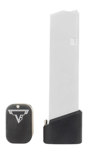 Taran Tactical GBP940-00 Firepower Base Pad Fits Glock 9/40 Flat Black Aluminum Taran Tactical GBP940-00 Firepower Base Pad Fits Glock 9/40 Flat Black Aluminum