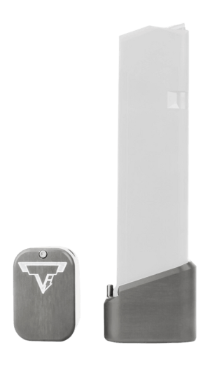 Taran Tactical GBP940-05 Firepower Base Pad Fits Glock 9/40 Titanium Gray Aluminum Taran Tactical GBP940-05 Firepower Base Pad Fits Glock 9/40 Titanium Gray Aluminum
