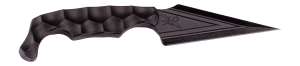 Stroup Knives ULNMB Ultralite Non Metallic 3.75" Fixed Plain Black Zytel Blade  Black Handle