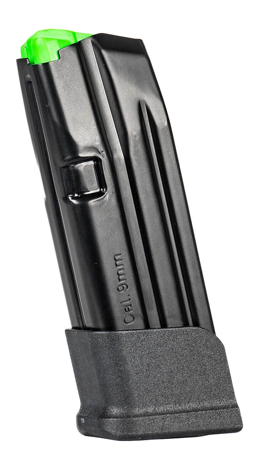 Mec-Gar MGG261500A 15rd Extended 9mmLuger Fits Glock 26 Black Carbon Steel/Polymer - Image 2