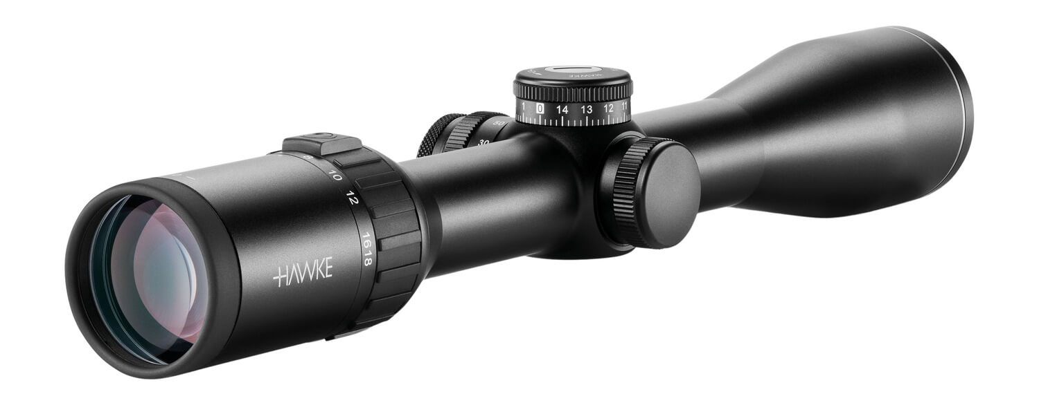Hawke Sport Optics 16433 Endurance Black 3-18x44mm 30mm Tube Illuminated Red LRX-Hunter Fiber Dot Reticle - Image 2