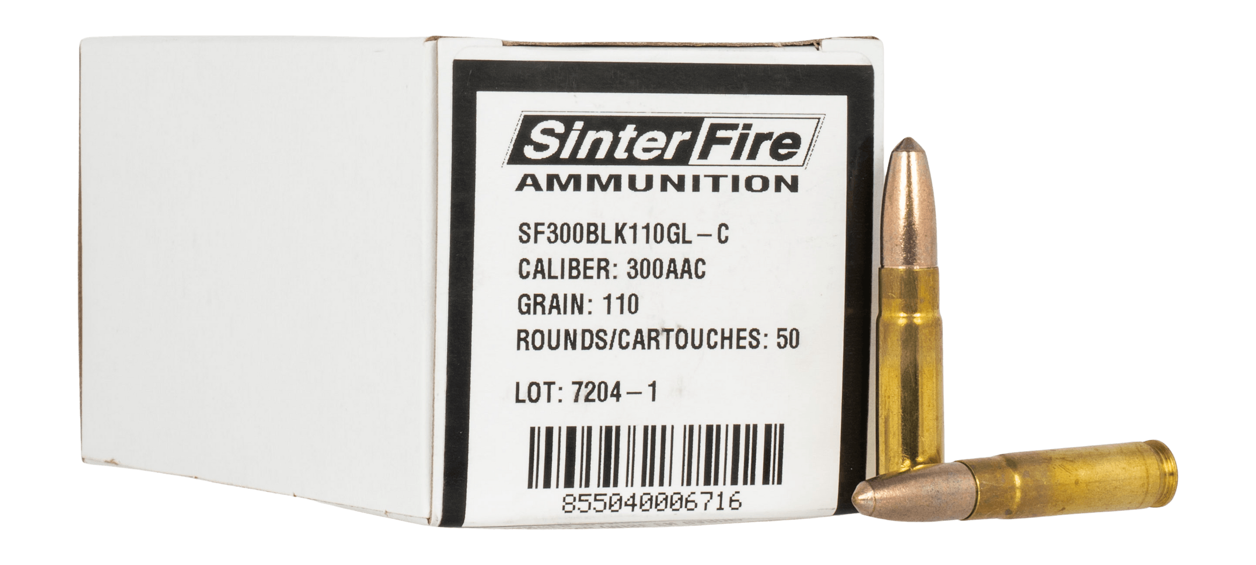 SinterFire Inc SF300BLK110GLC 300Blackout 110gr Lead Free Frangible 50/Box - Image 3