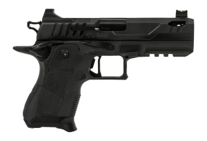 Oa Defense  2311 Pro Compact Frame 9mm Luger 15+1 4.25" Ported Barrel  DLC Black Steel Optic Ready/Serrated Slide  Black Aluminum Frame w/Picatinny Rail  Black Polymer Grip  Ambidextrous