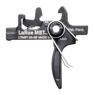 Larue Tactical LTMBT-2S-FANS MBT-2S Black Two-Stage Fits AR10/AR15