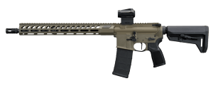 Sig Sauer RM400556N16BFORGEMSGRN M400 Forge 5.56 NATO 30+1 16" Moss Green Cerakote Alloy Receiver w/Picatinny Rail  M-LOK Handguard  Magpul SL-K Black Polymer Stock  Black Polymer Grip  Sig ROMEO MSR Gen II Red Dot