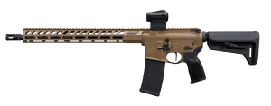 Sig Sauer RM400556N16BFORGEFDE M400 Forge 5.56 NATO 30+1 16" Flat Dark Earth Cerakote Alloy Receiver w/Picatinny Rail  M-LOK Handguard  Magpul SL-K Black Polymer Stock  Black Polymer Grip  Sig ROMEO MSR Gen II Red Dot