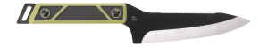 S.O.G SOG17440743 TerraGrip Camp 6.70" Drop Point Plain/Serrated Black Oxide 420 Stainless Steel Blade Textured Polypropylene Handle