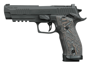 Sig Sauer 226X59XTMSAO P226 XFive Extreme Full Size 9mm Luger 10+1 5" Bull Barrel  Black Nitron Stainless Steel Optic Ready/Serrated Slide & Frame w/Beavertail & Picatinny Rail  Custom Hogue G10 Piranha Grip  SIG-LOC Footprint