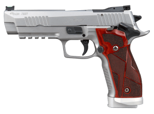 Sig Sauer 226X59CL2SAO P226 XFive Classic Full Size 9mm Luger 10+1 5" Bull Barrel  Stainless Steel Optic Ready/Serrated Slide & Frame w/Beavertail & Picatinny Rail  Hogue Cocobolo Grip  SIG-LOC Footprint