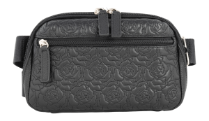GTM GTM-117/RSE BLACK WAITSPACK CROSSBODY-LAMB