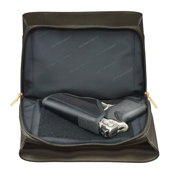 GTM GTM-32/PB BLACK LARGE SATCHEL CROSSBODY-COW - Image 2