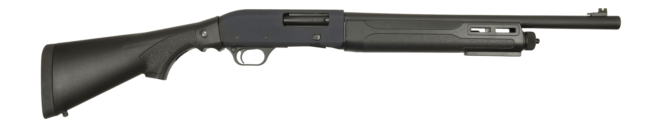 Tokarev USA 21000431 TSA 12 Gauge Semi-Auto 3" 4+1 18.50" Black Heat Shield Barrel Black Aluminum Drilled & Tapped Receiver Fixed Black Synthetic Stock
