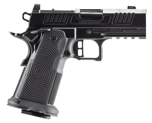 Alpha Foxtrot AA39X1QIH-PDBK19 AF1911 Romulus 9mm Luger 20+1 3.50" Black Ported Barrel  Polished DLC Stainless Steel Optic Ready/Serrated Slide & Frame w/Beavertail & Picatinny Rail  Black Textured Grip  RMR/RMSc Footprint