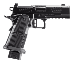 Alpha Foxtrot AA39X1CIH-PDBK19 AF1911 Romulus 9mm Luger 20+1 4.25" Black Ported Barrel  Polished DLC Stainless Steel Optic Ready/Serrated Slide & Frame w/Beavertail & Picatinny Rail  Black Textured Grip  RMR/RMSc Footprint