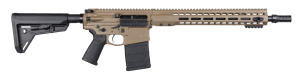 Barrett 19452 REC10 DMR 308 Win 20+1 16" Black Match Grade Threaded Barrel  Flat Dark Earth Cerakote Aluminum Receiver w/Picatinny Rail  M-LOK Handguard  Magpul MOE Black Polymer Stock & Grip  Ambidextrous