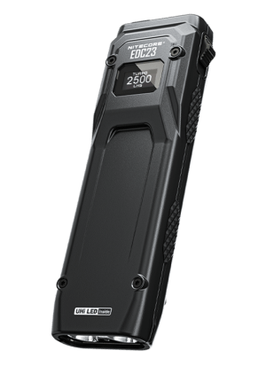 Nitecore(sysmax Tech) EDC23 EDC Black 2500 Lumens 280 Meters Beam Distance Nitecore(sysmax Tech) EDC23 EDC Black 2500 Lumens 280 Meters Beam Distance