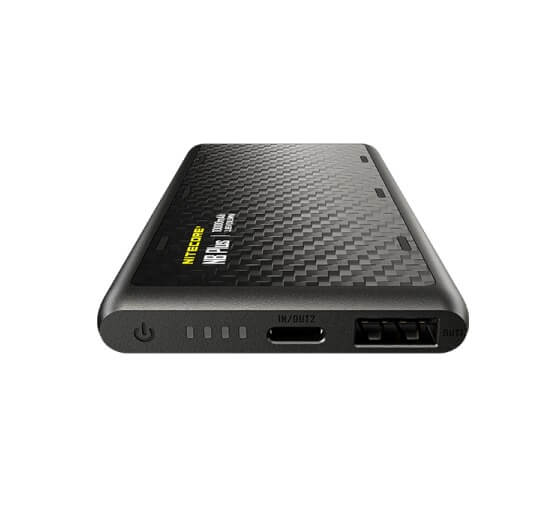NITECORE NBPLUS 10000AMH BATTERY PACK CARBON NITECORE NBPLUS 10000AMH BATTERY PACK CARBON